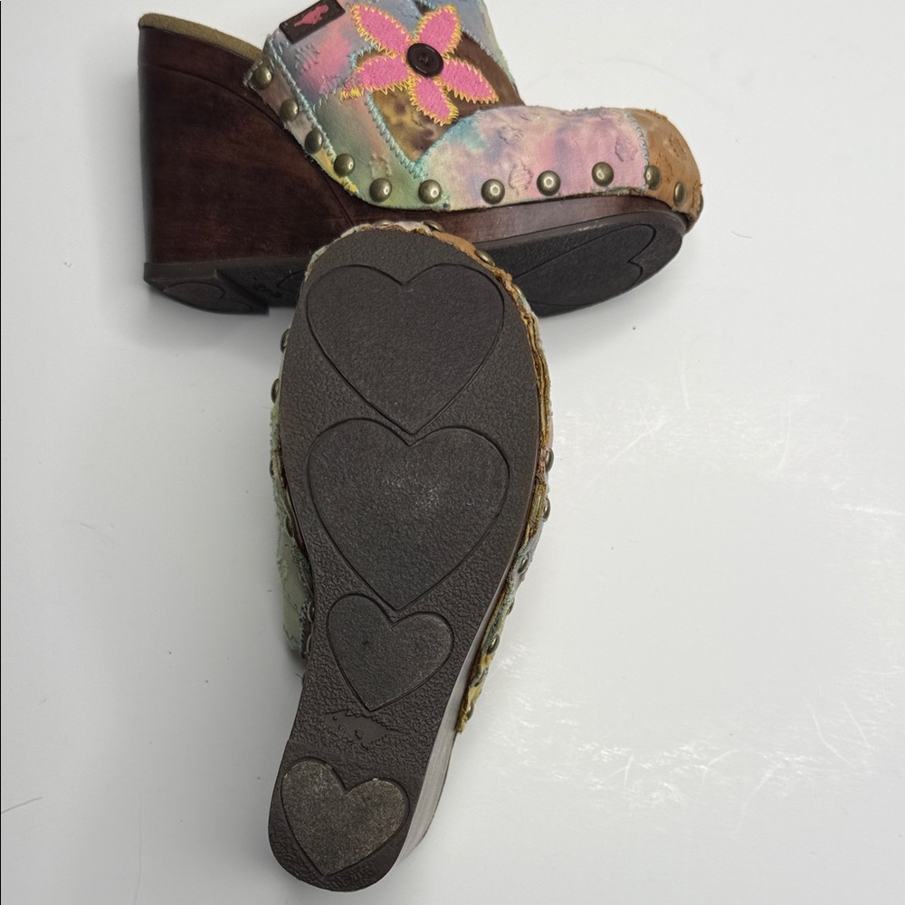Rocket Dog Multicolor Patchwork Clogs - image 5
